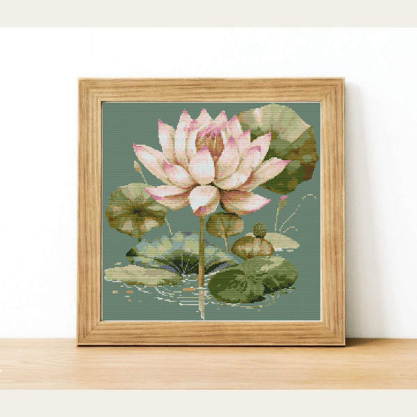 cross stitch pattern lotus flower (4).png