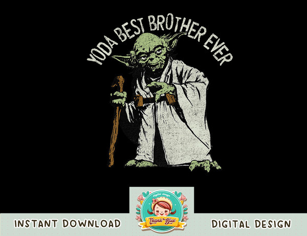 Star Wars Yoda Best Brother Ever Portrait T-Shirt copy.jpg