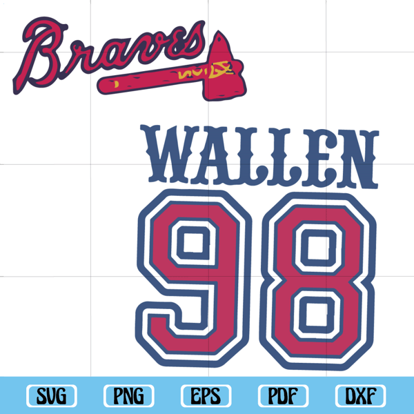 98 Braves Song SVG PNG