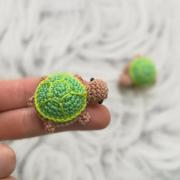 Crochet baby turtle pattern, amigurumi tiny animal, Toys cro - Inspire ...