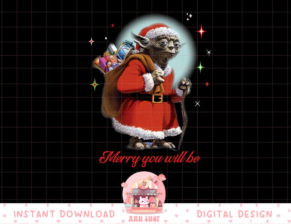 Star Wars Santa Yoda Merry You Will Be T-Shirt copy.jpg