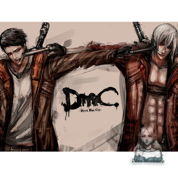 STL file DMC - Devil May Cry skull on Dante's back 😈・3D printing