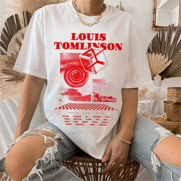 Louis Tomlinson Shirt Vintage Louis Tomlinson Tour Louis Tomlinson Merch -  iTeeUS