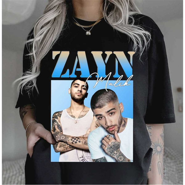 ZAYN MALIK Shirt, Vintage Zayn Malik Homage Shirt Retro 90s, - Inspire  Uplift