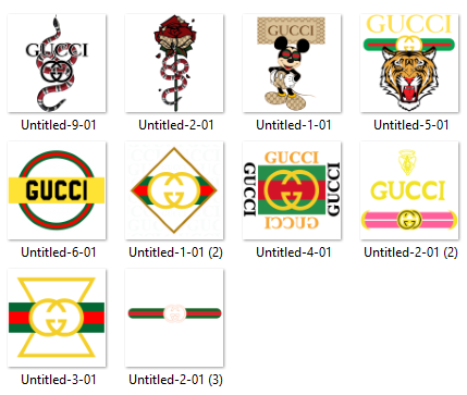 14 Gucci Bundle Svg, Brand Logo Svg, Gucci Svg, Gucci Logo Svg