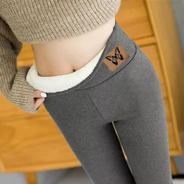 Super Thick Cashmere Leggings For Women Winter Fleece Lined Leggings High  Waist Stretchy Thick Cashmere Leggings Cold High Quality
