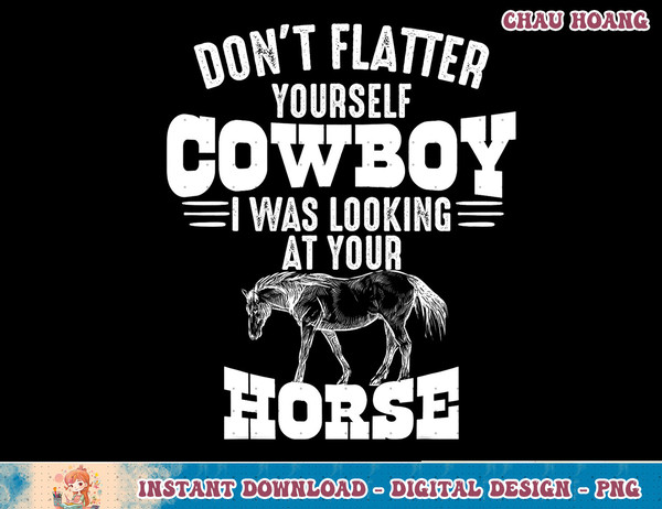 Funny Cowgirl Horse Gift For Western Equestrian Girls Women T-Shirt copy.jpg