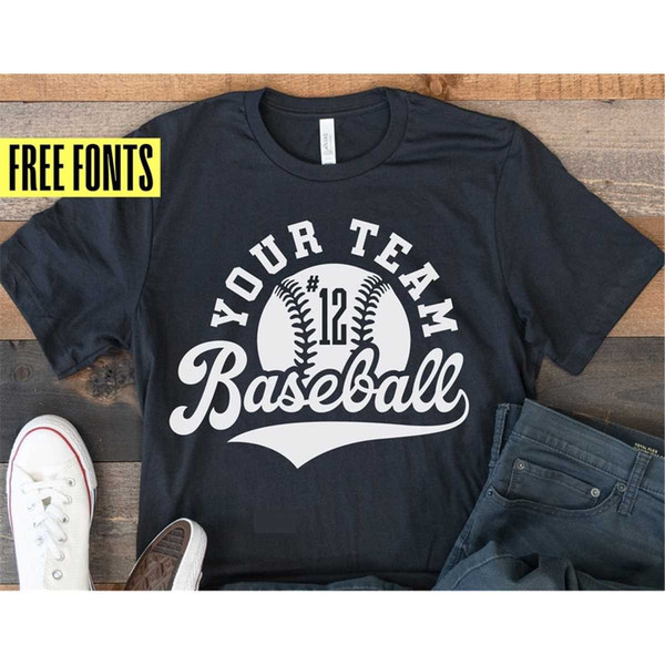 Baseball Team Logo Svg Baseball Shirt Png Baseball Svg 