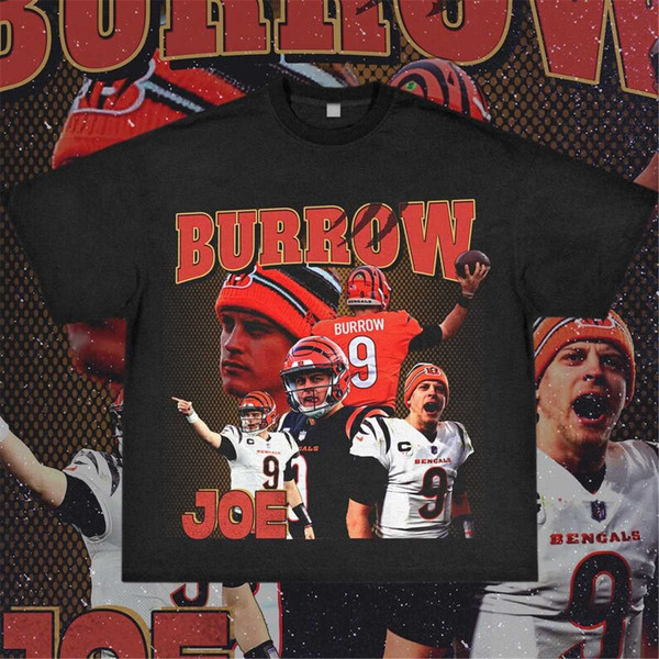 Cincinnati Bengals Joe Burrow jersey shirt t shirt