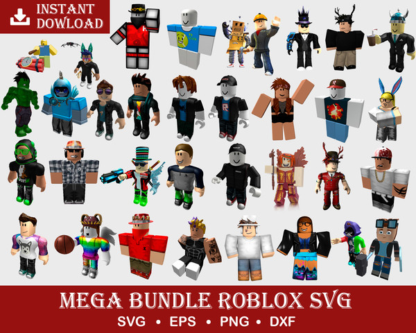 Roblox Bundle Svg, Roblox Chracters Svg, Roblox Svg, Png Pdf - Inspire  Uplift