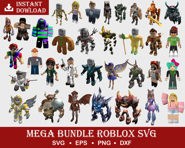 1150 file Roblox svg eps dxf png, Roblox bundle SVG , for Cr - Inspire  Uplift