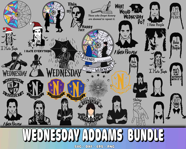 Wednesday Addams  bundle svg.jpg