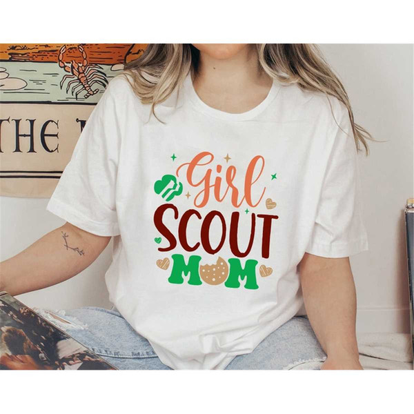 Girl Scout Mom Shirt, Girl Scout Shirt, cookie dealer, Scout - Inspire ...