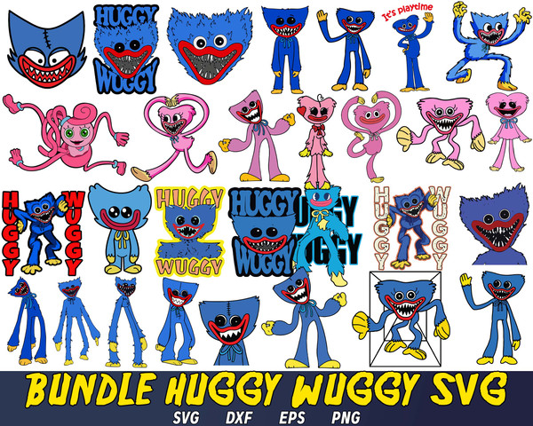 Poppy Playtime Huggy Wuggy DIGITAL DIY Template (Download Now) 