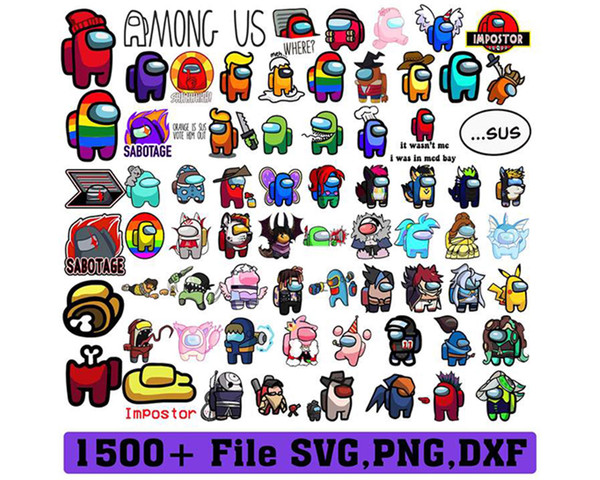 Among Us Gun Kill Sprites Pack