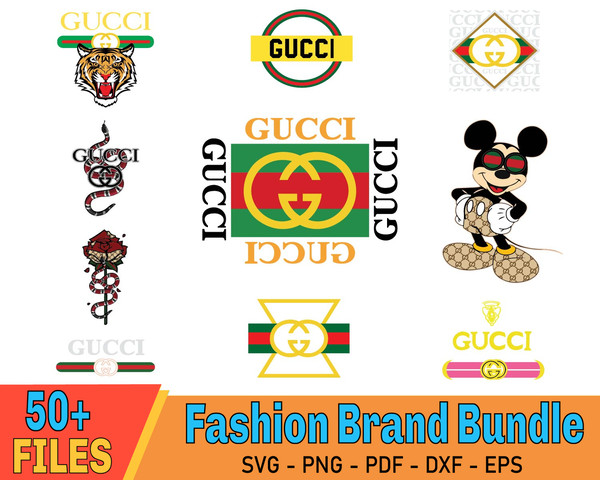 Fashion Brands Logo Bundle, Luxury Brands Logo SVG , Gucci S - Inspire  Uplift