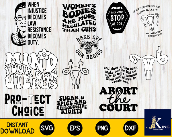 Abortion Rights, Uterus Svg, Png, Eps, Dxf, Roe V Wade Womans