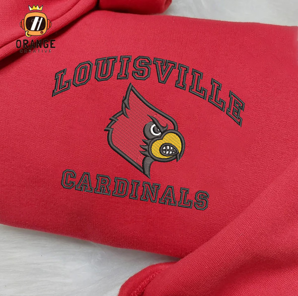 NCAA Louisville Cardinals Embroidered Sweatshirt, Louisville - Inspire  Uplift