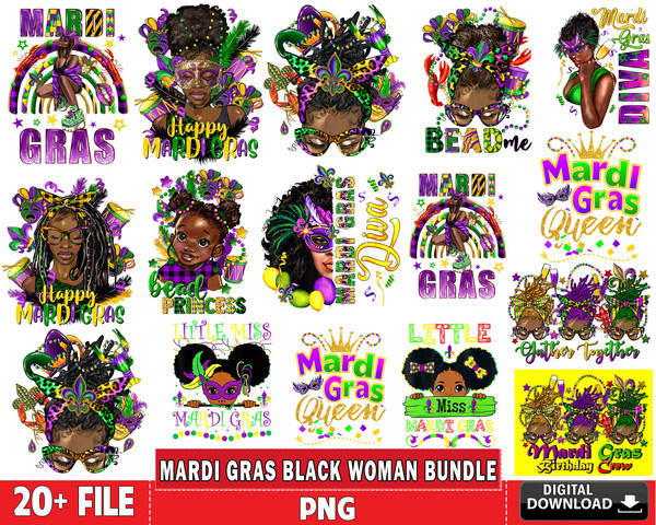 20+ file mardi gras black woman bundle png.jpg