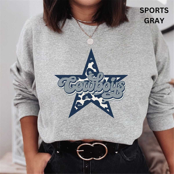 Vintage Dallas Football Sweatshirt, Dallas Cowboys Hoodie, V - Inspire  Uplift