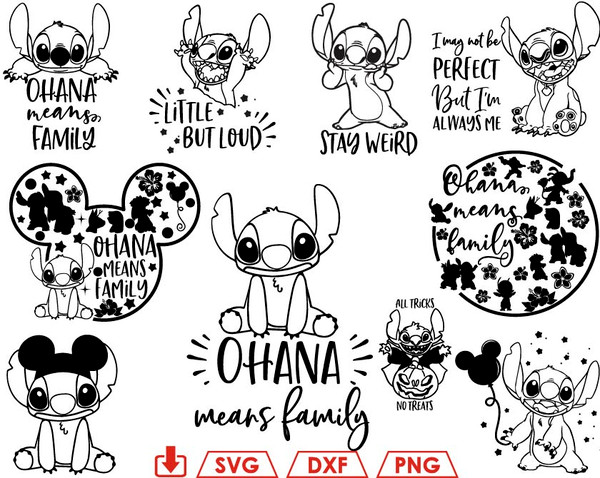 stitch ohana means family quote