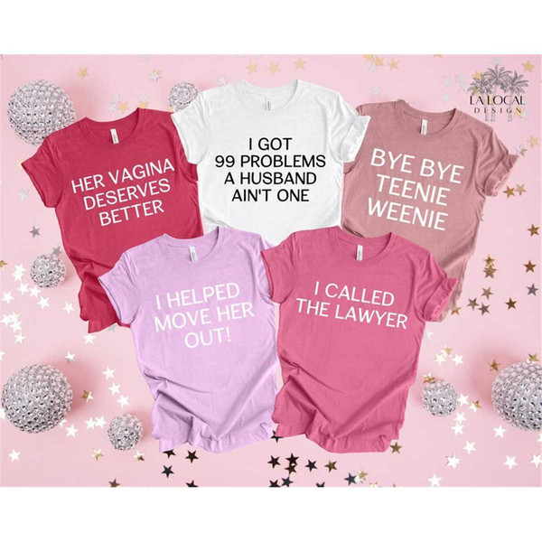 divorce party shirts