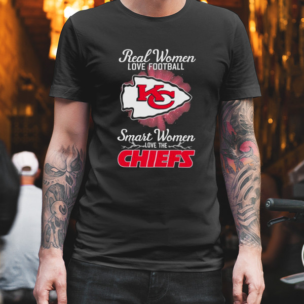 Kansas City Chiefs Shirt, Real Women Love Football Smart Women Love The Kansas City Chiefs 2023 Shirt, NFL Shirt, Pink 2XL Tshirt | ThiMax