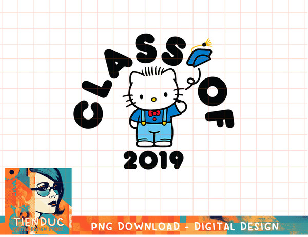 Dear Daniel Hello Kitty Graduation Class of 2019 T-Shirt copy.jpg