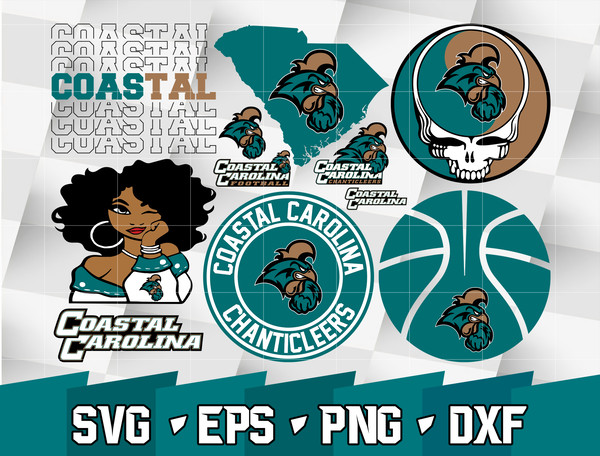 NCAA Random Vector Coastal Carolina Chanticleers.jpg