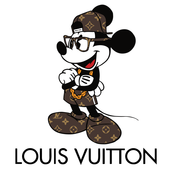Mickey Mouse Louis Vuitton Svg, Louis Vuitton Logo Fashion S