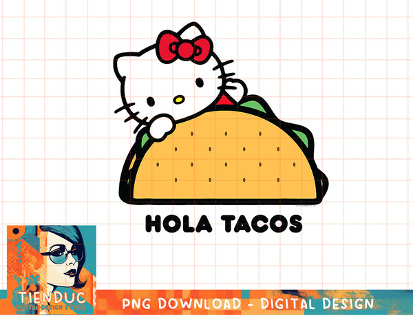 Hello Kitty Hola Tacos T-Shirt copy.jpg