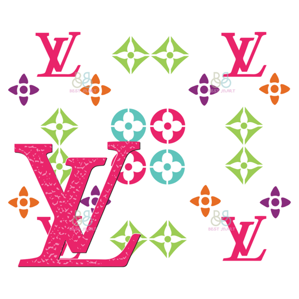 LV Color Pattern Svg, LV Pattern Svg, Color Logo Svg, LV Log - Inspire  Uplift