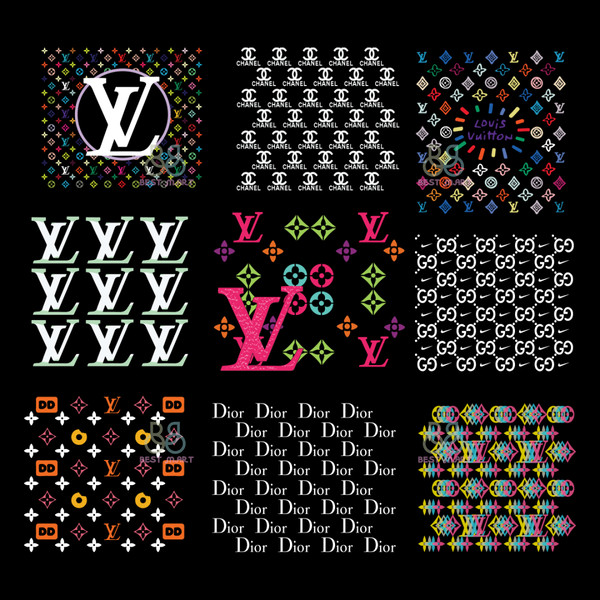 LV Logo Pattern Svg, LV Pattern Svg, LV Logo Bundle, Logo Bu - Inspire  Uplift