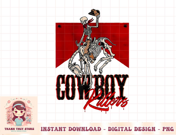 Cowboy Kller Vintage Skeleton Boho Western Country T-Shirt copy.jpg