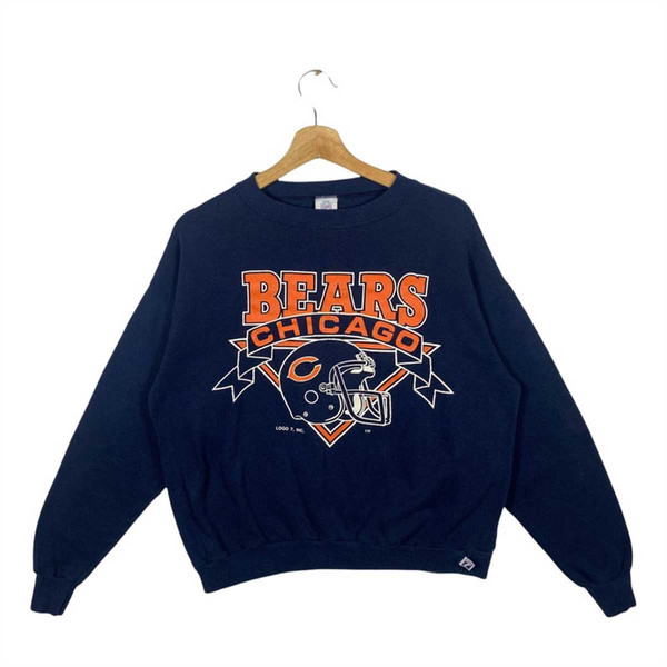 Vintage 90s Chicago Bears Sweatshirt L Size But Fit To M Siz