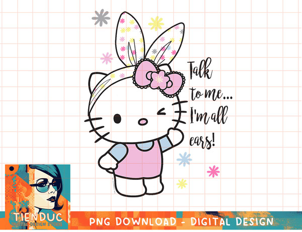 Hello Kitty Talk to Me Easter Tee Shirt copy.jpg