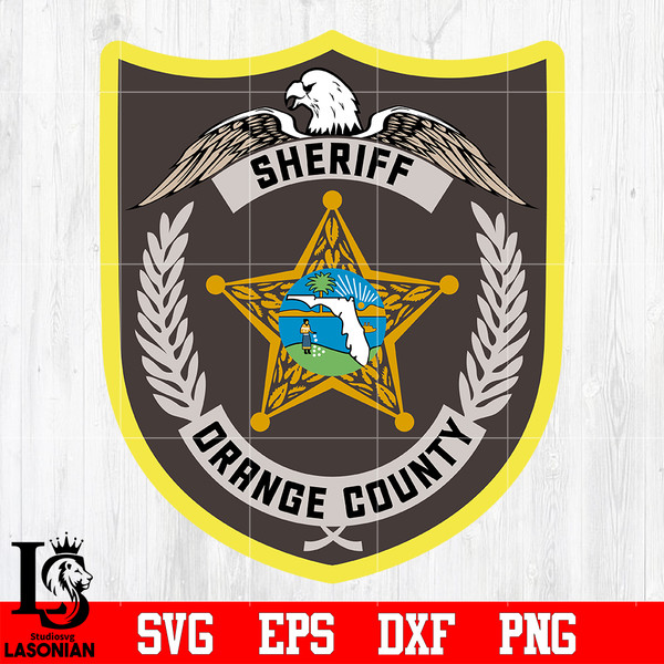 Badge Sheriff Orange county svg eps dxf png file.jpg