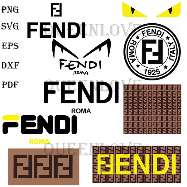 Fendi Logo 3D model