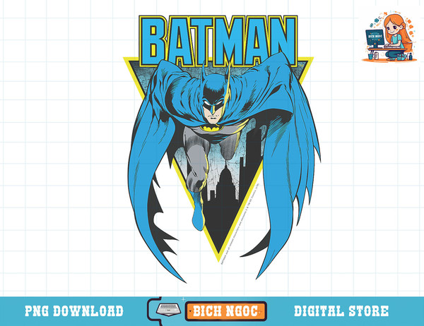 DC Comics Batman Costume Outline T-Shirt copy png - Inspire Uplift
