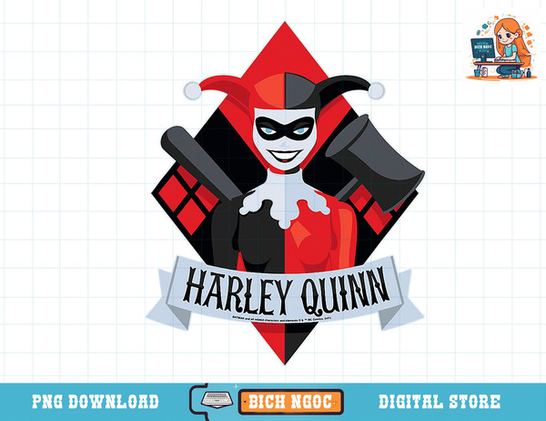 DC Comics Harley Quinn Diamond Portrait T-Shirt copy.jpg