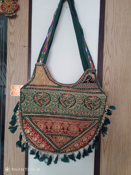 Cotton bag Handmade vintage Banjara Indian bag shoulder bag - Inspire Uplift