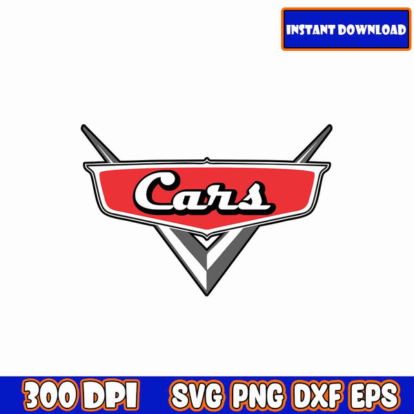 disney cars logo blank
