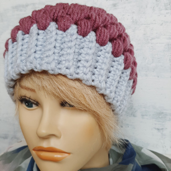 Hat cozy crochet pattern for women