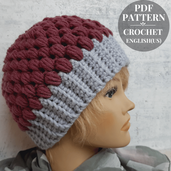 Hat cozy crochet pattern for women