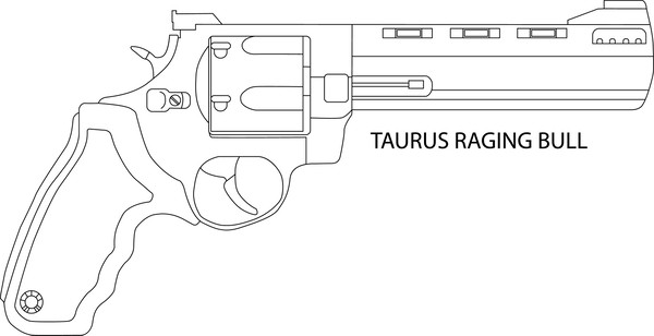 TAURUS RAGING BULL Hand Gun LINE ART.jpg