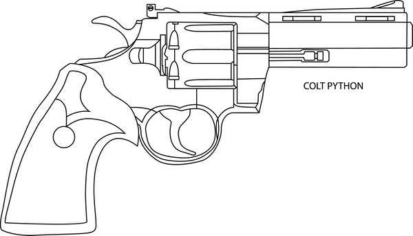 shotgun line drawing