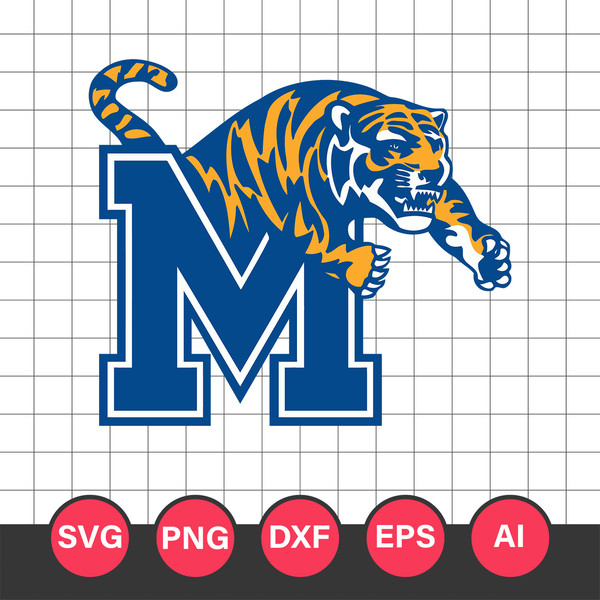 Memphis Tigers Logo Svg, Memphis Tigers, Memphis Tigers Clip