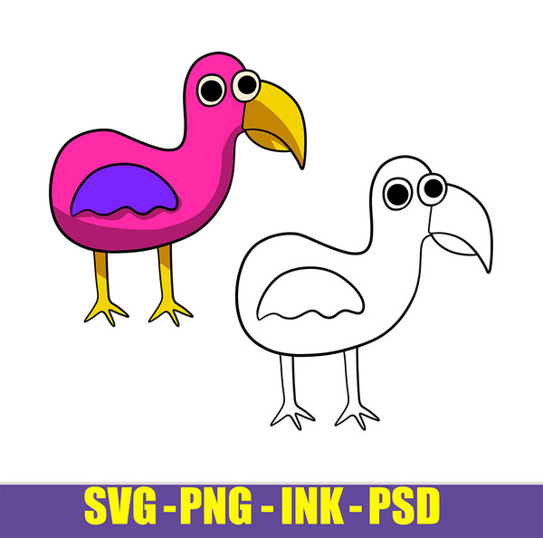 PNG Digital Download - Garten of Banban Opila Bird - Create - Inspire Uplift