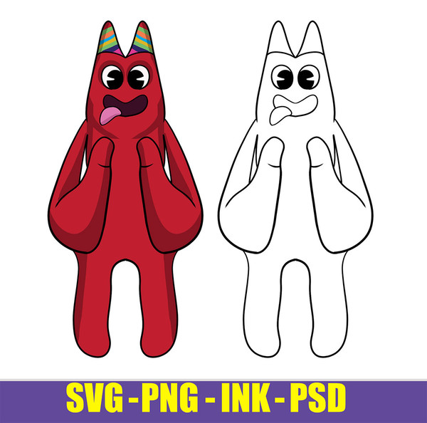 Garten of Banban Characters PNG Digital Download - Roblox-Inspired Images  for Sublimation and Crafts - Instant Access!