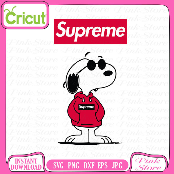 Check out this awesome Snoopy Supreme x Louis Vuitton Stay Stylish